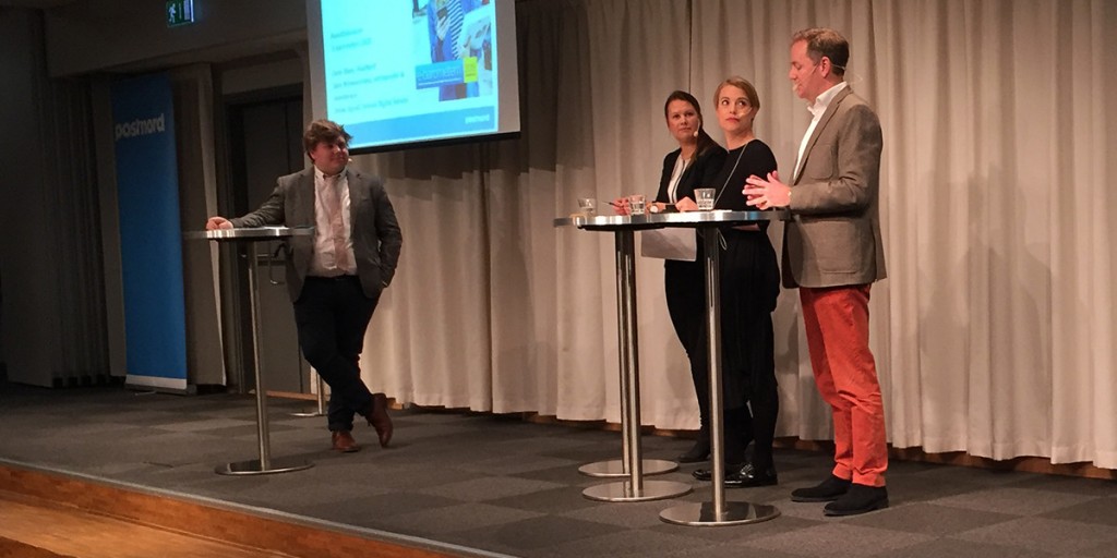 Panelen på konferensen om E-handelsbarometern