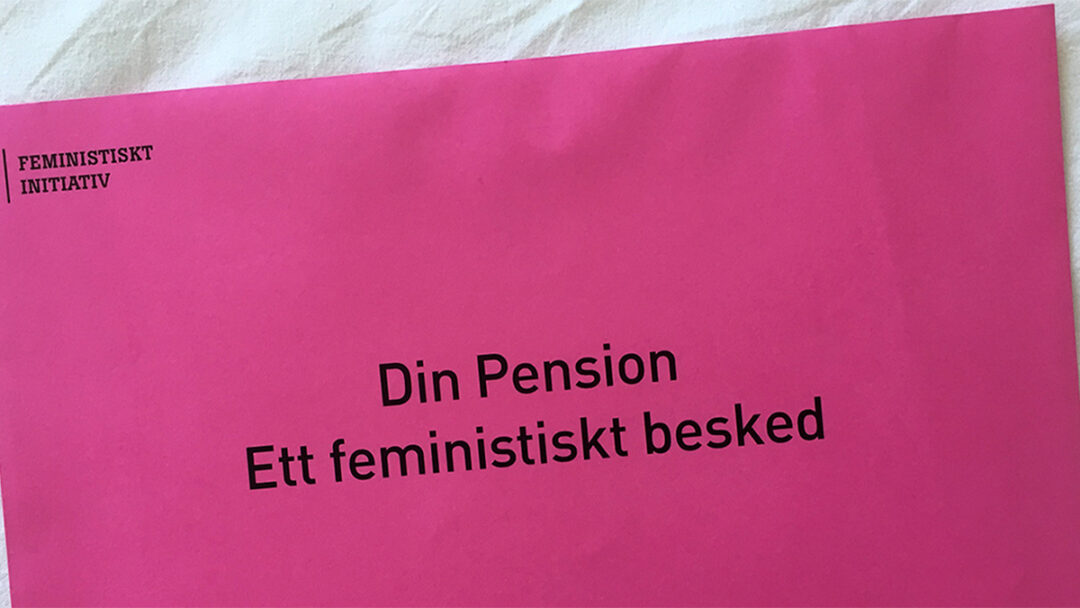 Din pension i ett rosa kuvert