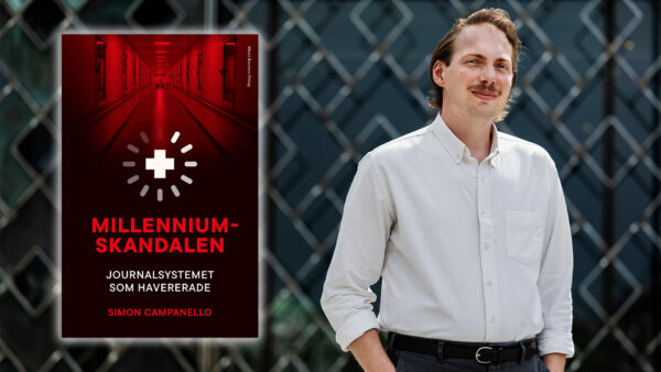 Simon Campanello har skrivit boken "Milleniumskandalen"